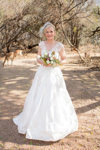 Blush and Green Rustic Outdoor Farm Wedding