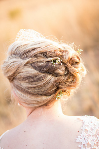 Blush and Green Rustic Outdoor Farm Wedding