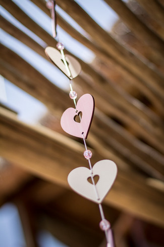 Blush and Green Rustic Outdoor Farm Wedding