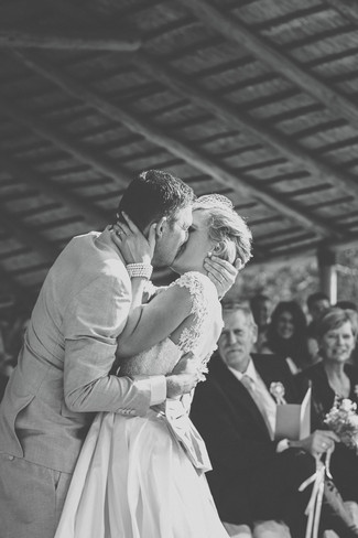 Blush and Green Rustic Outdoor Farm Wedding