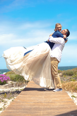 Navy & White West Coast Beach Wedding, Western Cape