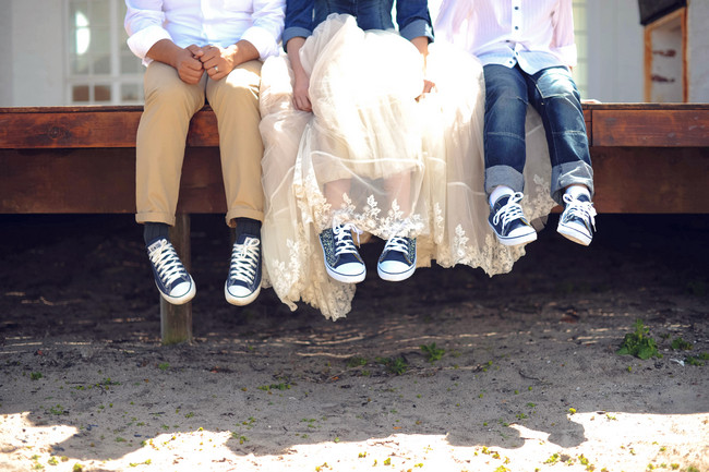 Navy & White West Coast Beach Wedding, Western Cape