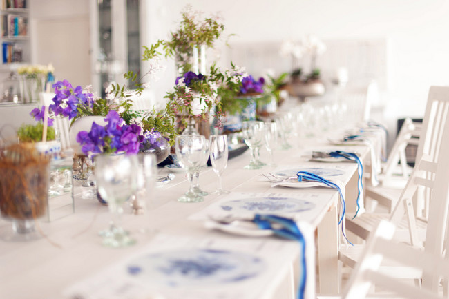 Navy & White West Coast Beach Wedding, Western Cape