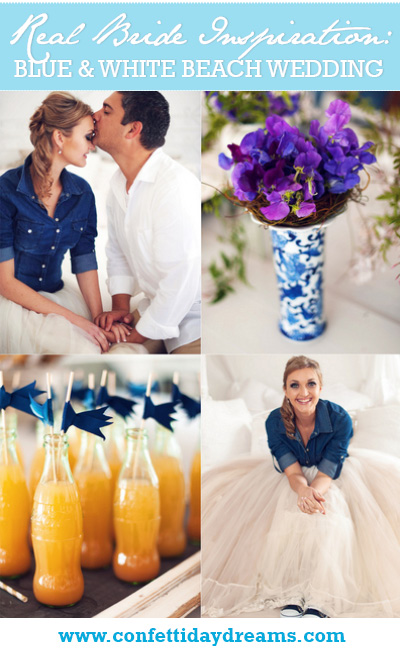 Navy & White West Coast Beach Wedding, Western Cape South Africa