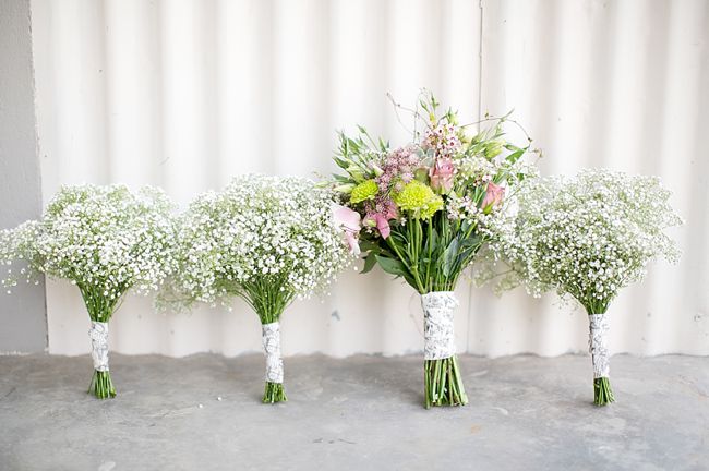 Babys Breath & Succulents - South African Farm Wedding