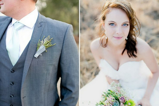 Baby's Breath & Succulents - South African Farm Wedding