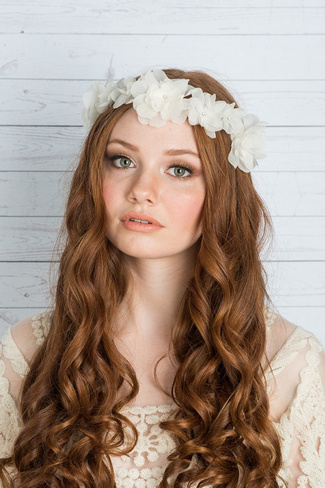 2014 Blair Nadeau Millinery Collection | Farah Floral Crown Headpiece