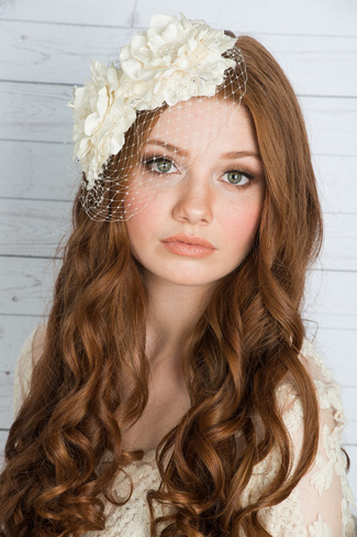 2014 Blair Nadeau Millinery Bridal Collection | Olivia Floral headpiece