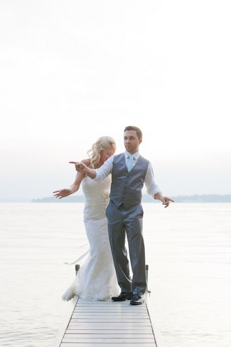 Colorful Rustic Vermont Outdoor Wedding