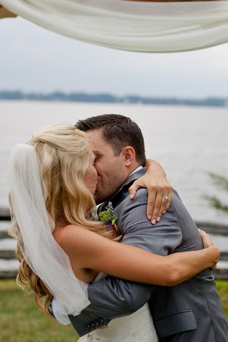 Colorful Rustic Vermont Outdoor Wedding