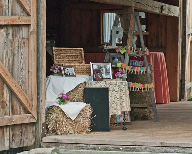 Colorful Rustic Vermont Outdoor Wedding