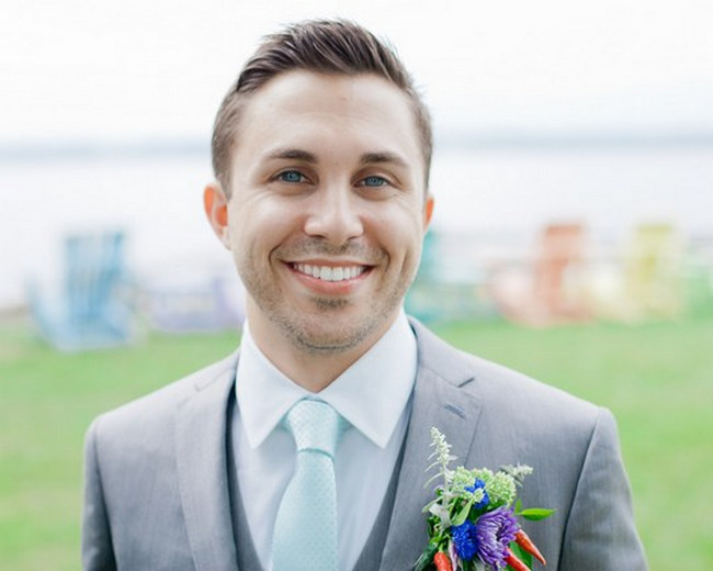 Colorful Rustic Vermont Outdoor Wedding