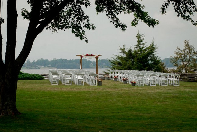 Colorful Rustic Vermont Outdoor Wedding