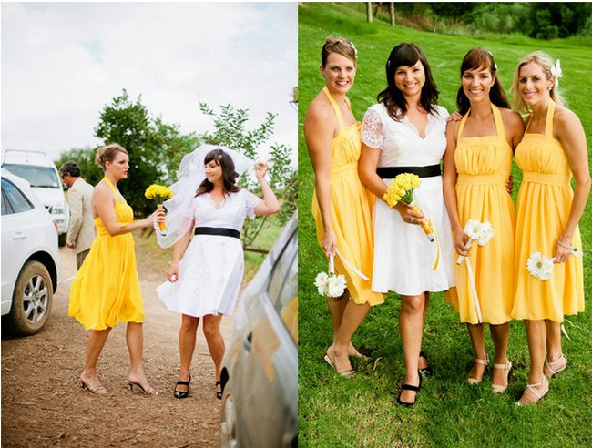 Country Chic Yellow & Green Wedding