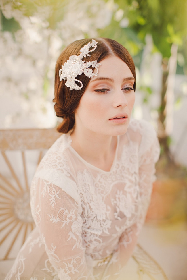 Jannie Baltzer 2014 Bridal Headpiece Collection | Eva