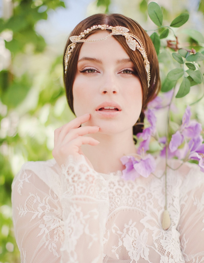 Jannie Baltzer 2014 Bridal Headpiece Collection | Carly Rose
