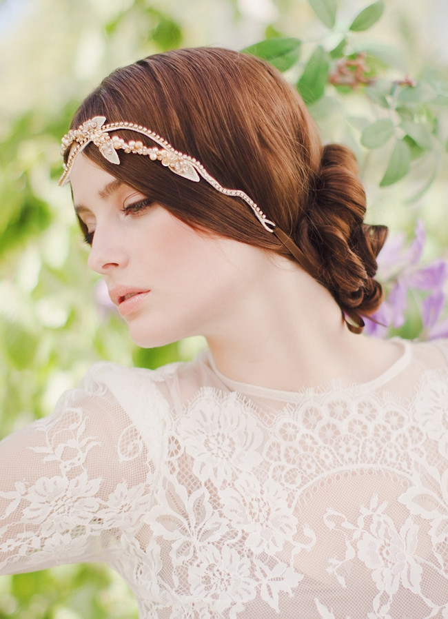 Jannie Baltzer 2014 Bridal Headpiece Collection | Carly Rose
