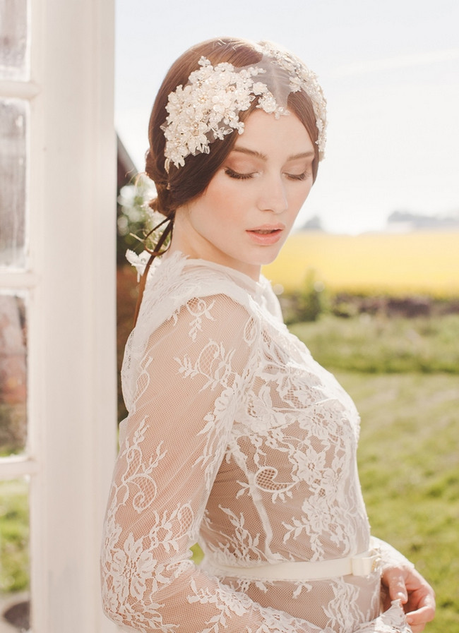Jannie Baltzer 2014 Bridal Headpiece Collection | Ella