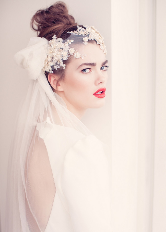 Jannie Baltzer 2014 Bridal Headpiece Collection | Ella