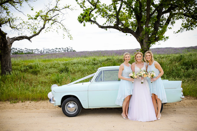 Vintage Peach and Mint Wedding, Wellington