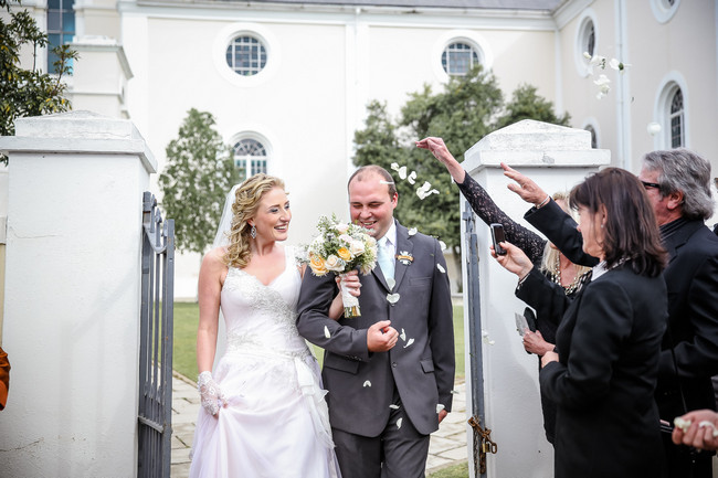 Vintage Peach and Mint Wedding, Wellington