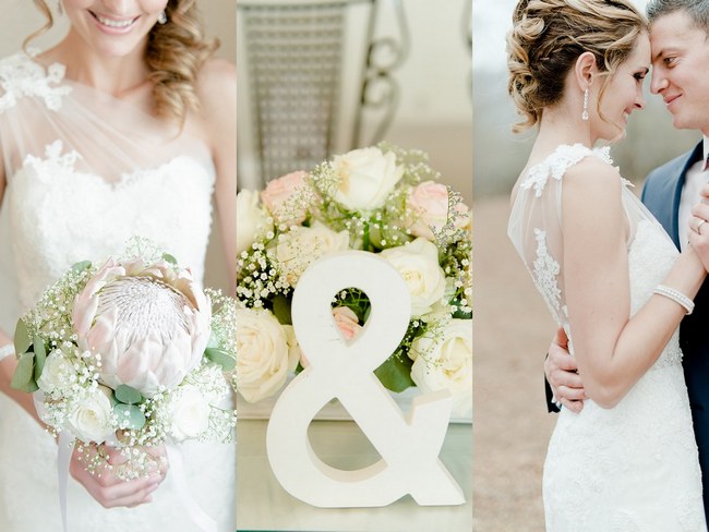 Blush Babys Breath Wedding South Africa by Louise Vorster