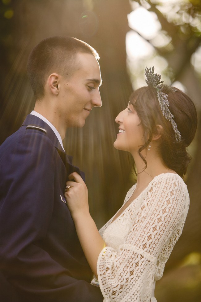 Relaxed Bohemian Forest Wedding, New Mexico