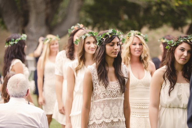 Relaxed Bohemian Forest Wedding, New Mexico