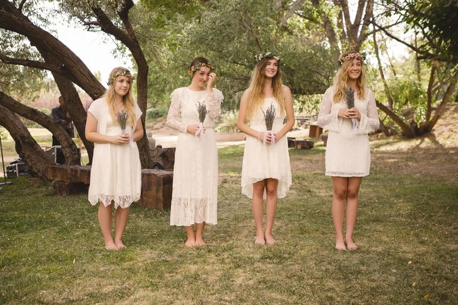 Relaxed Bohemian Forest Wedding, New Mexico