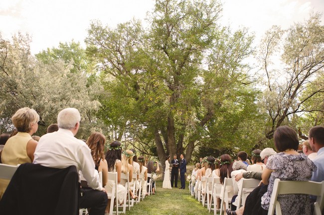 Relaxed Bohemian Forest Wedding, New Mexico