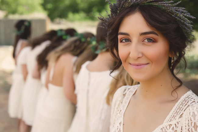 Relaxed Bohemian Forest Wedding, New Mexico