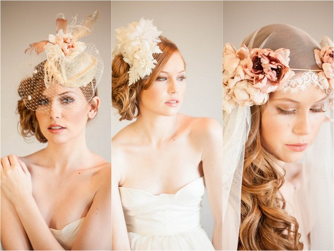 MARION | floral bridal headpiece