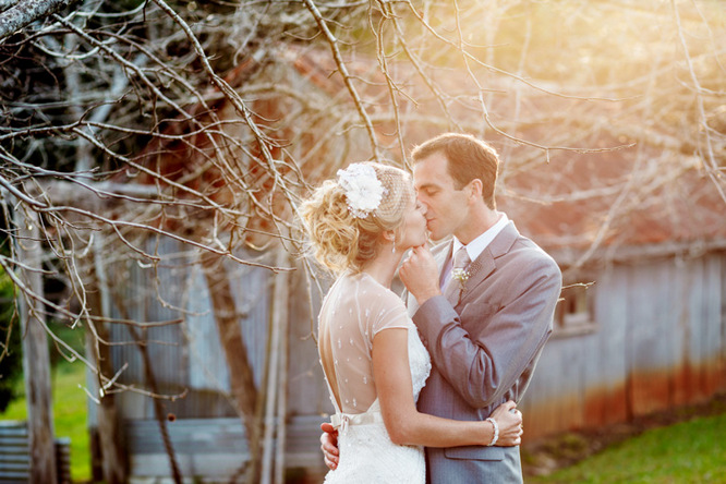 Shabby Chic Country Style Pink Wedding Australia Jani Montville Hall B Photography (16)