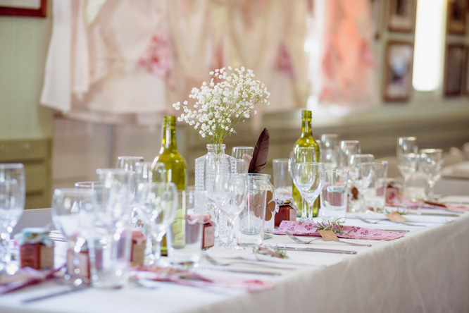 Shabby Chic Country Style Pink Wedding Australia Jani Montville Hall B Photography (49)