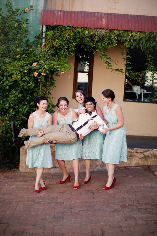 Aqua Blue Red Rustic Farm Wedding South Africa 014