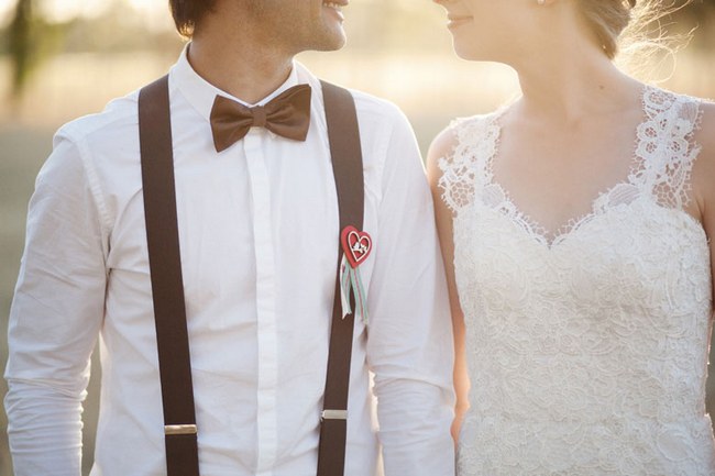 Aqua and Red Rustic Chic Farm Wedding {Moira West Photography}