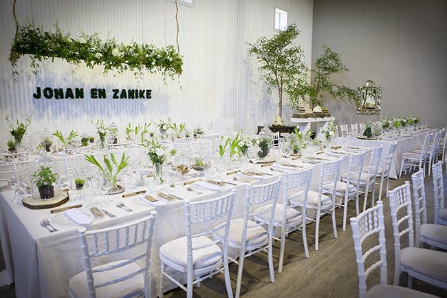 Gorgeous Green and White iBotanicali iWeddingi Ashanti South 