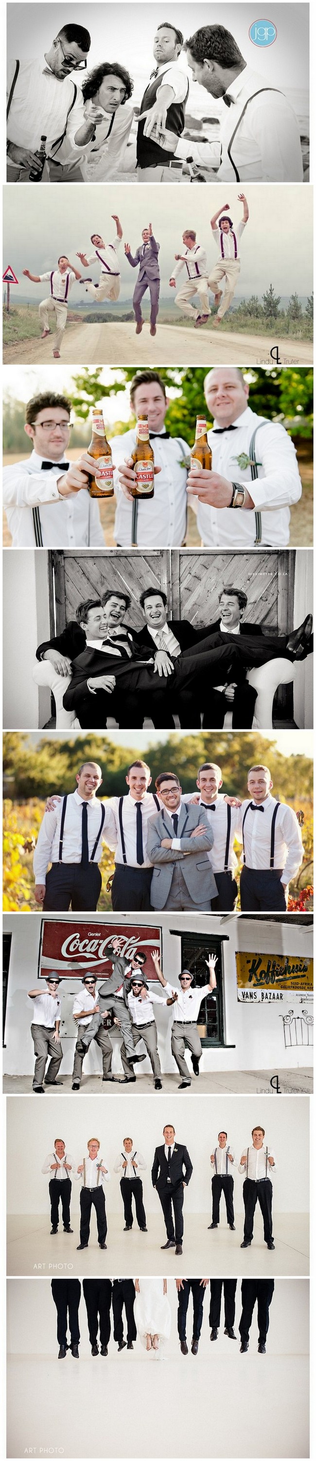 Groomsmen Wedding Photo Ideas and Poses https://confettidaydreams.com/wedding-photo-ideas-and-poses-for-your-wedding-party/