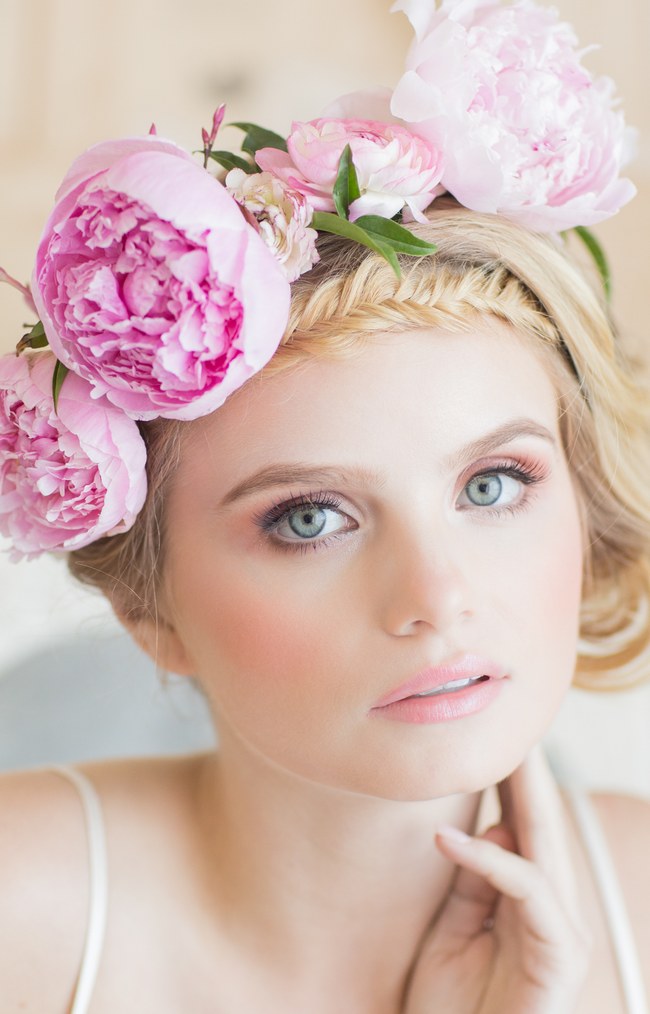 Pink Peony Flower Crown  (3)