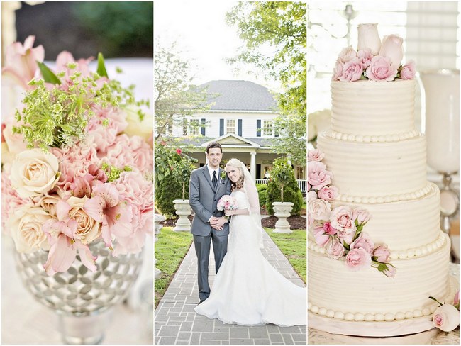 Blush Spring Wedding Pretty Pink Flowers .2