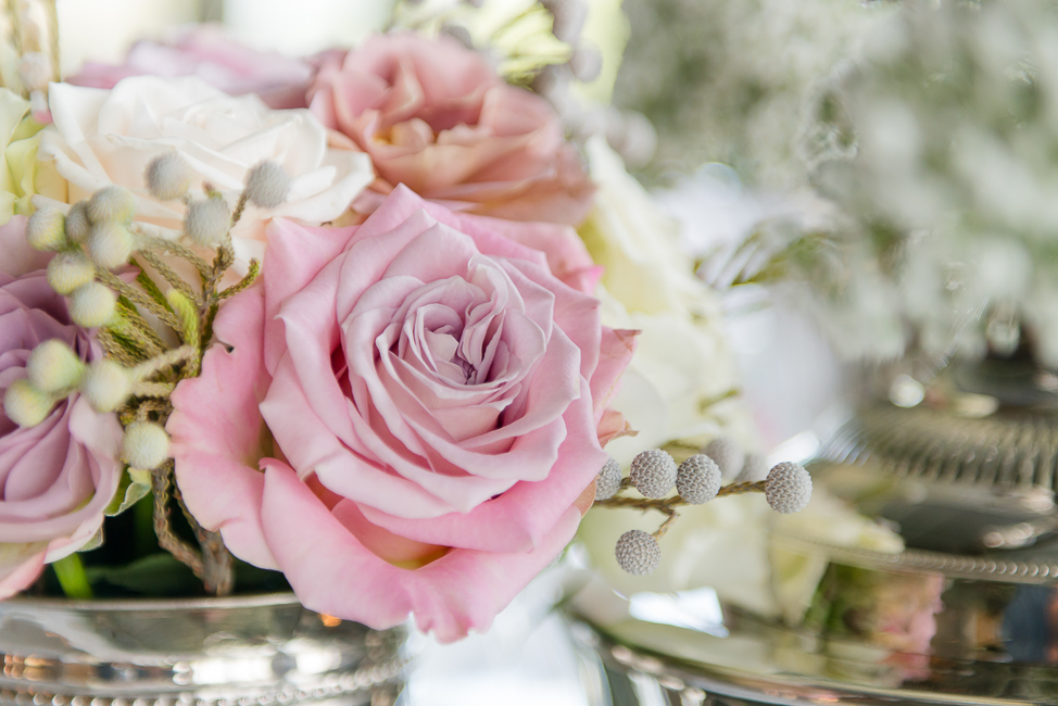 Dusty Pink & Violet Flowers and Decor | Images by Lightburst Photography - As seen on ConfettiDaydreams.com