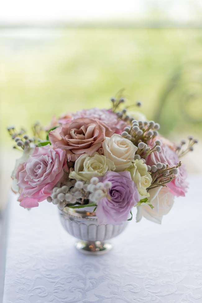 Dusty Pink & Violet Flowers and Decor | Images by Lightburst Photography - As seen on ConfettiDaydreams.com