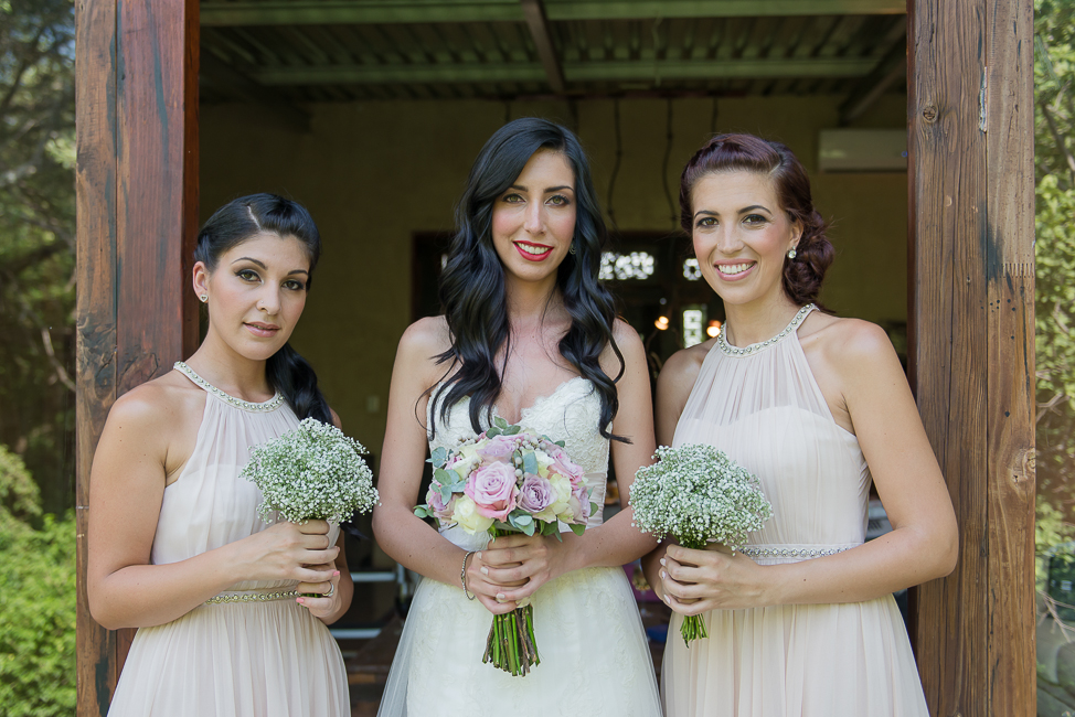 Dusty Pink & Violet Wedding Bouquet and babys breath bridesmaids bouquets | Red Ivory Lodge by Lightburst Photography - ConfettiDaydreams.com
