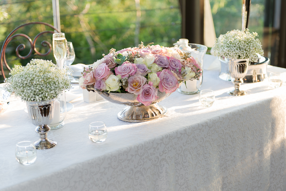 Dusty Pink & Violet Flowers and Decor | Images by Lightburst Photography - As seen on ConfettiDaydreams.com