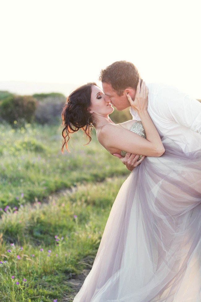 Gold Glitter Sequin and Tulle Wedding Dress 13