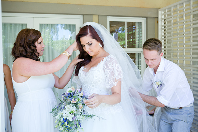 Intimate, Summer Picnic-Style Wedding in Navy & White (91)