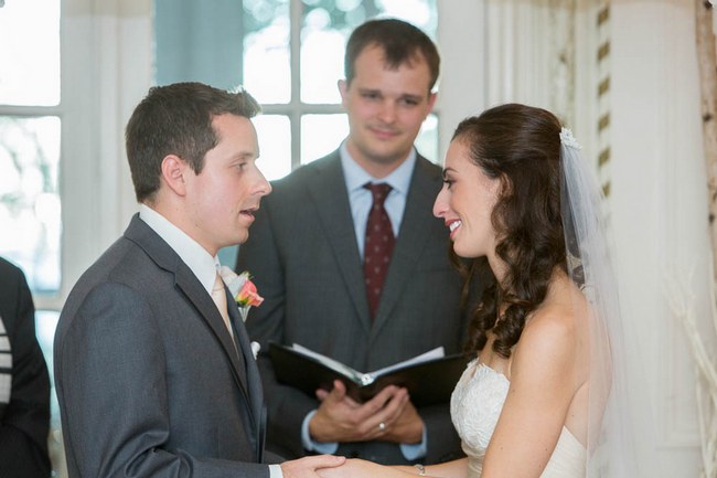 Pretty Peach and Blush Autum Wedding at the Tupper Manor by Kristen Jane Photography  12