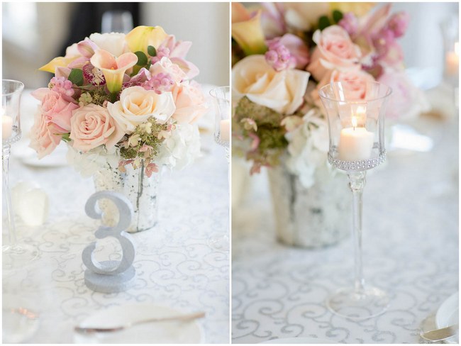 Gorgeous Floral Centerpiece  - Decor :: Peach and Blush Autumn Wedding at the Tupper Manor by Kristen Jane Photography | Seen first on ConfettiDaydreams.com