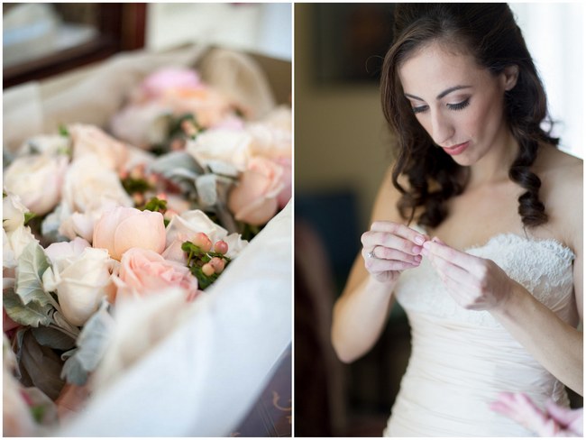 Pretty Peach and Blush Autumn Wedding at the Tupper Manor by Kristen Jane Photography | Seen first on ConfettiDaydreams.com