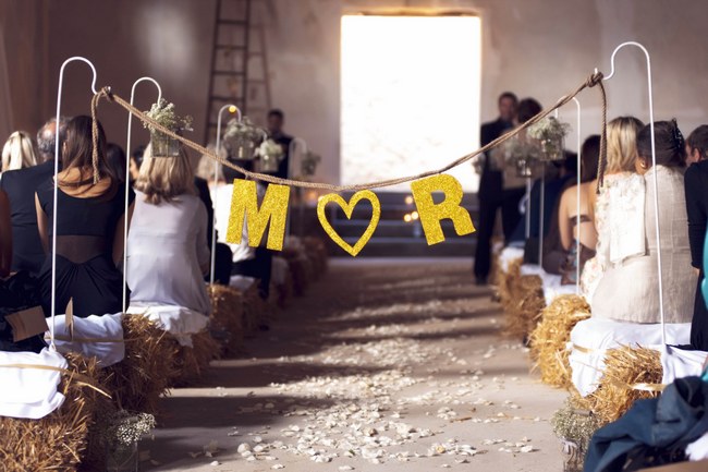 Gorgeous Rustic Cream and Gold Carnival Wedding